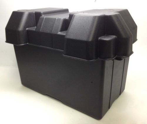 Marine boat gp 27 larger battery box reinforced polyethylene w/ webbing strap