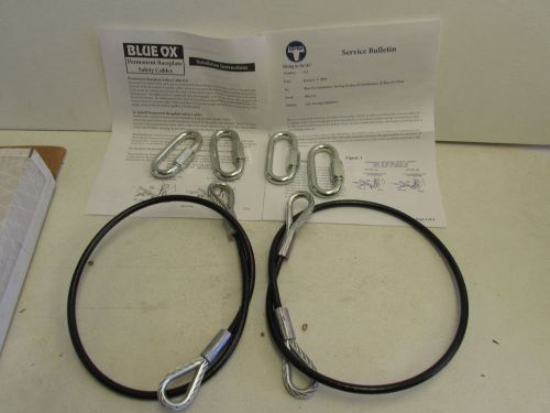 Blue ox bx88207 permanent safety cable kit class iii, 5000 lbs, 3'