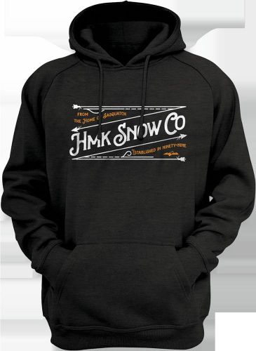 Hmk stitch pullover hoodie mens lg black hm2hdystiblg