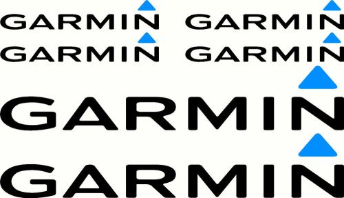 Garmin fishing boat sticker decal marine set of 6
