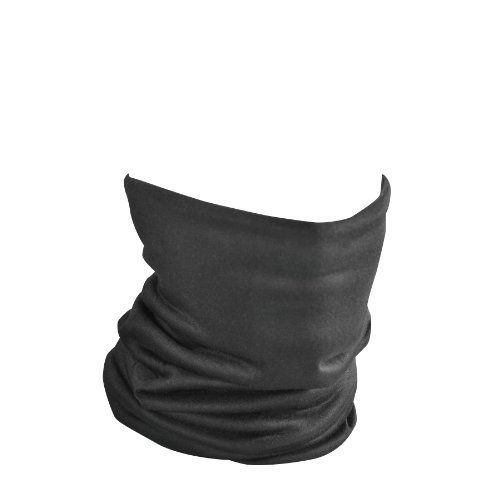Zanheadgear zanheadgear fleece lined solid motley tube (solid black, one size)