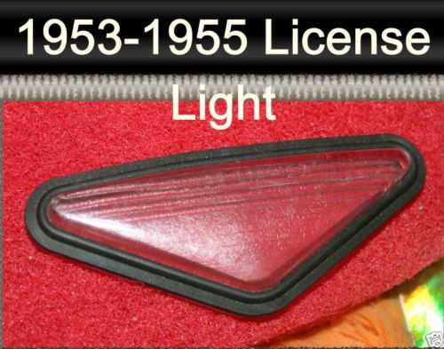 Corvette 1953 1954 1955 license light triangle +gasket