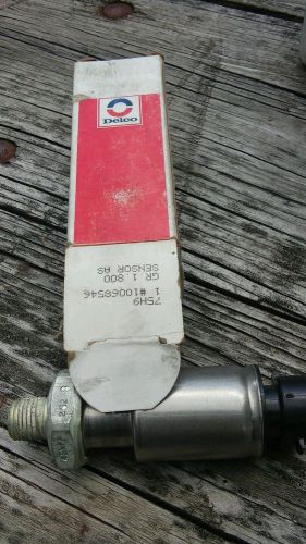 Nos new gmc chevy chevrolet oil pressure sensor for vehicles w/gauge