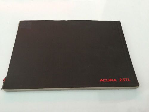 1996 acura 2.5 tl owner&#039;s manual - part # 31sw5610