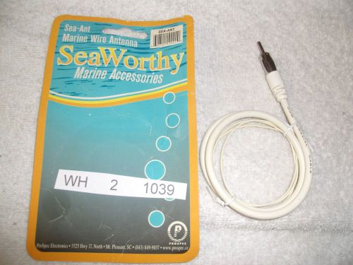 New seaworthy marine wire antenna for am/fm