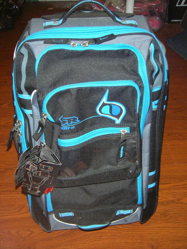  msr m8 satellite gear bag-black/blue-new!!