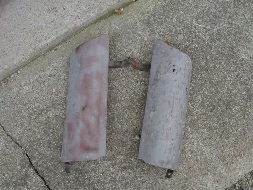 1951 chevrolet chevy truck original pair/set of rear fender splash guards guard