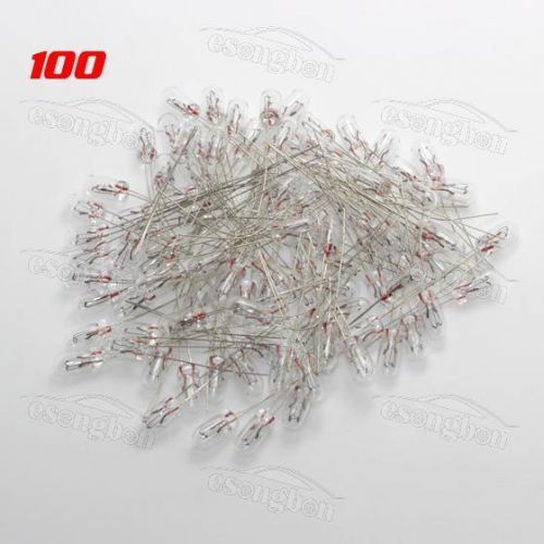 100xmini bulbs lamps speeometer cluster grain of wheat 12v-14v 95ma for gm