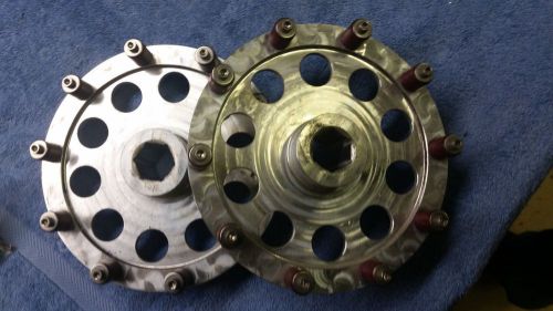 Snowmobile roller drive wheels