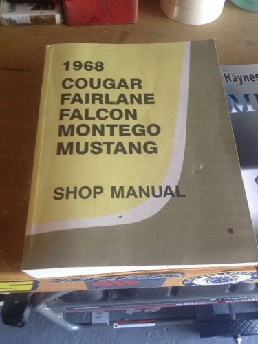 1968 shop manual mustang also mustang restoration guide