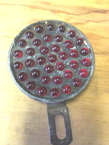 Vintage round glass marble reflector old truck trailer bus van car train trolley