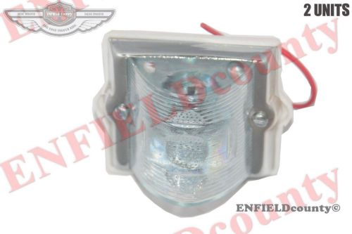 New pair lucas type rear tail light landmaster ambassador morris cars @ ecspares