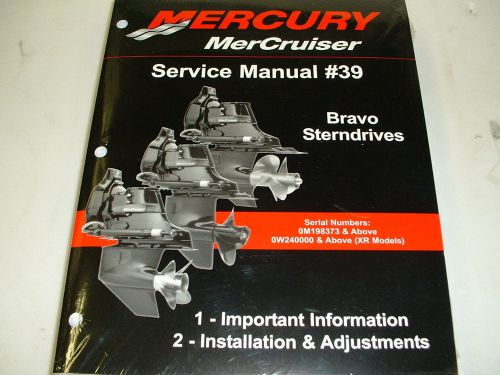 Mercruiser service manual #39 bravo stern drive units 5 book set