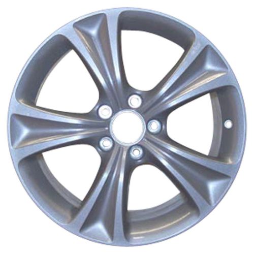 Oem reman 18x8 alloy wheel medium gray fine metallic full face painted-64016