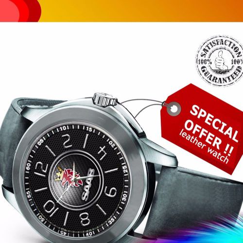 New item black saab emblem wristwatches