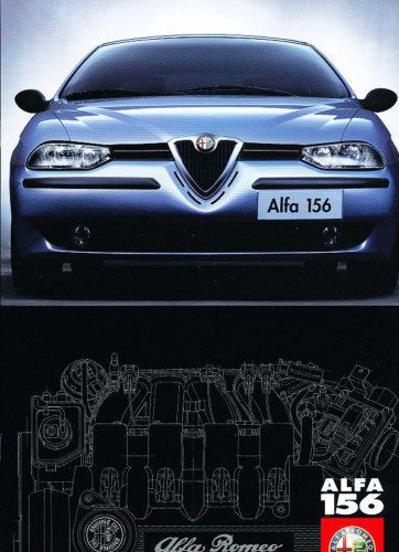 2000 alfa romeo 156 sales brochure norway