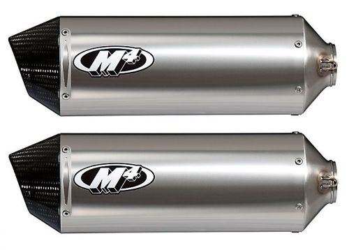 M4 dual standard full system w/ titanium muffler 1999-2003 suzuki tl1000r su9356