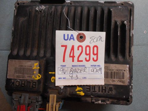 96 astro blazer 1500 2500 van tahoe yukon engine ecm w/free shipping!