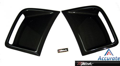 Titek carbon fiber bumper air duct 08-13 wrx sti grb subaru