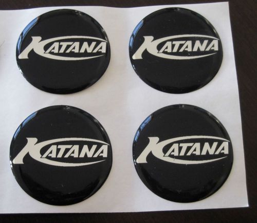 Katana boat button circle decal! 4 decals per listing genuine oem marine sticker