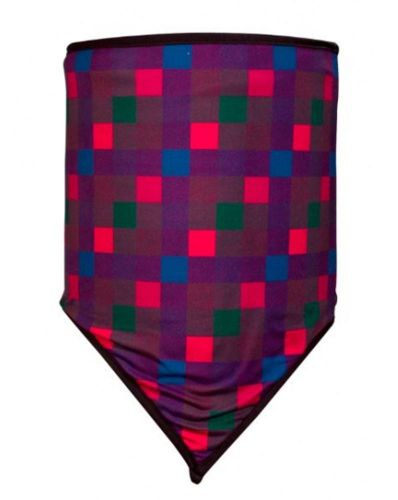 Zan headgear combo gaiter  quad plaid/red/green/blue