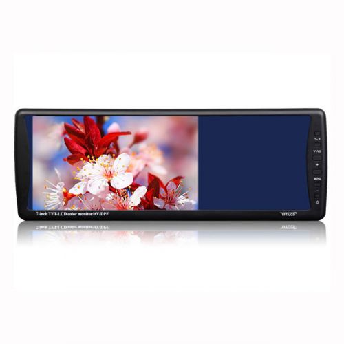 7" analog screen rear view mirror monitor
