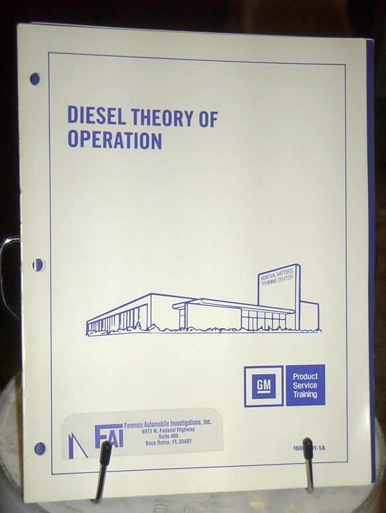1982 1983 gmc chevrolet diesel theory of operation factory training manual