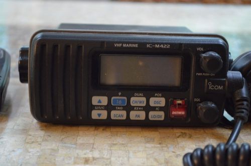 Icom ic-m422 vhf radio with remote ram mic