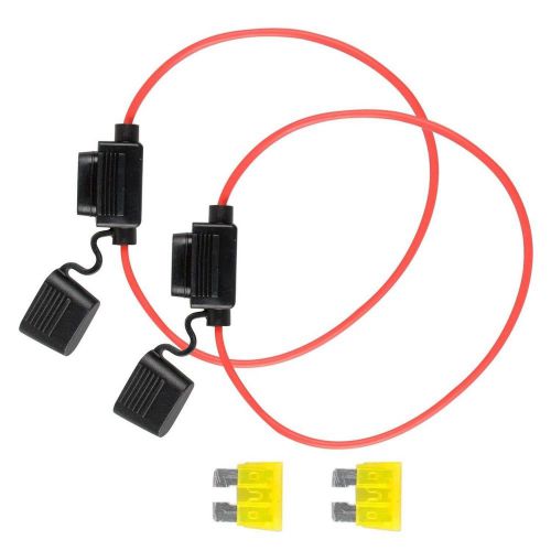 Autoec ato atc inline 16awg fuse holder (2 set) 2 set