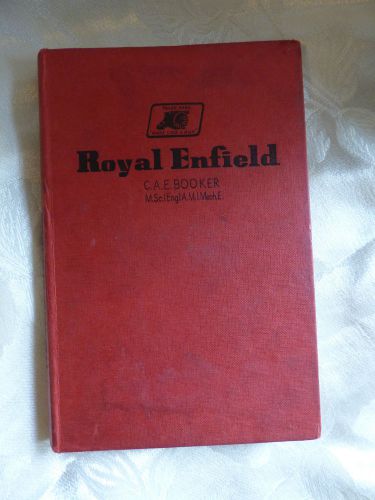 Royal enfield motorcycle maintanance and repair manual 1955 c.a.e.booker