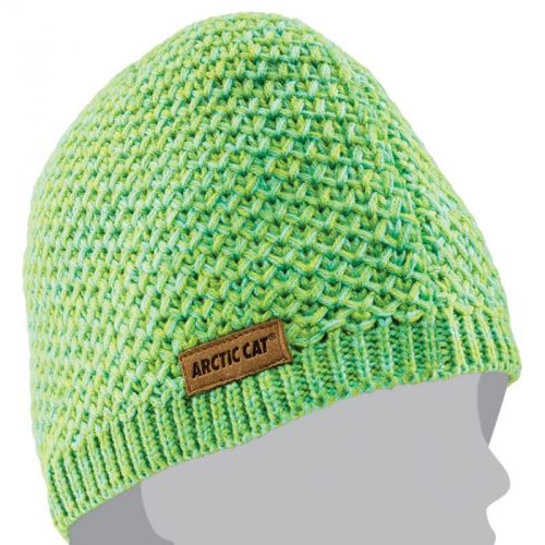 Arctic cat women&#039;s lime knit polyester acrylic beanie - green - 5273-094