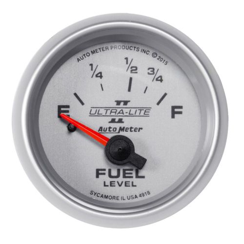 Autometer 4918 ultra-lite ii electric fuel level gauge