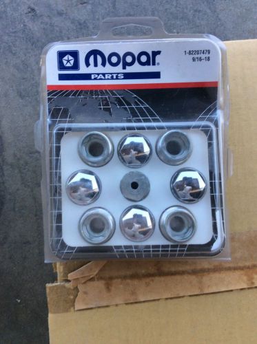 Mopar 82207479 aluminum wheel anti theft locks, 01 - 11 dodge jeep chrysler oem