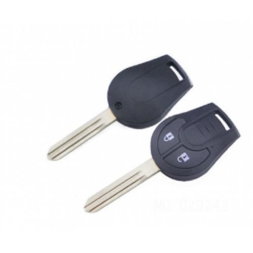 Remote key 2 button 433mhz id46 chip for nissan march sunny