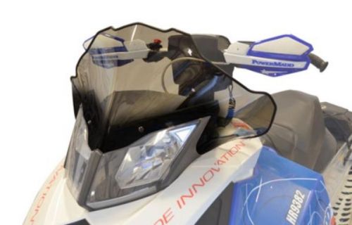 Powermadd cobra windshield 12" tint/black fade 13412