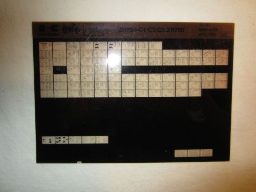 1991-1993 kawasaki motorcycle 750 zr750 c1 c2 microfiche parts catalog zr