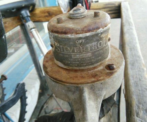 Antique trolling motor.