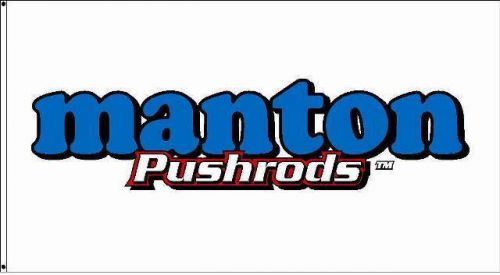Manton pushrods flag banner sign 4x2 feet new limited!