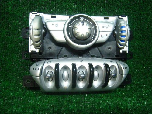 08 mini cooper oem dash heater temp climate control manual w/ switch r53 r55 r56