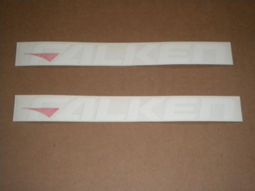 Falken tires mini window decal sticker  (white)