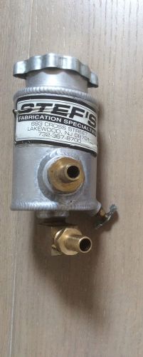 Stef's fabrication specialties aluminum oil seperator catch can. retail $200