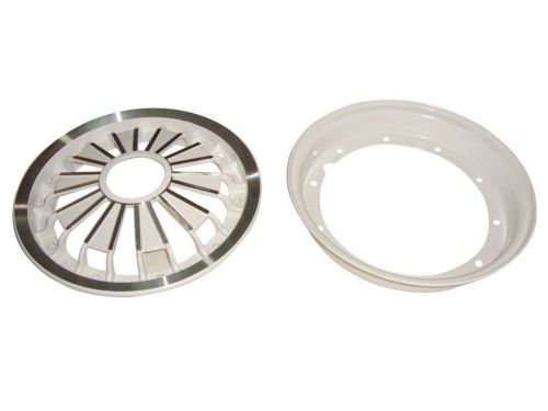6 pieces – vespa 10&#034; wheel rim aluminium white for vespa scooters