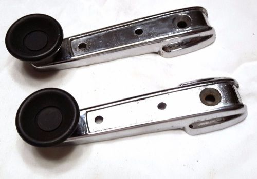 Pair of nice datsun roadster chrome window cranks 1968-70 1600 2000 fairlady