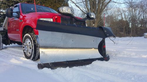 304 stainless steel snow plow skin with ss hardware for boss 9.2 poly vxt