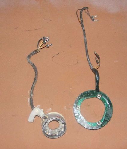 M1w1706 1976 evinrude 70 hp 70673d stator and timing base pn 0581235 fits 74-78