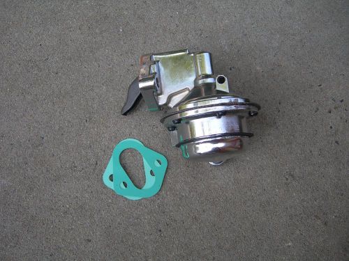 Summit chrome fuel pump for sb chevy 110 gph