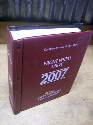 2007 daimler chrysler front wheel drive global labor operation time schedules