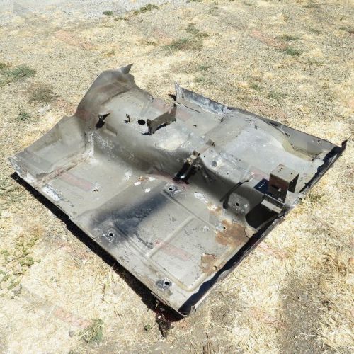 Corvette original automatic metal floor pan w/ lh power seat track 1981-1982