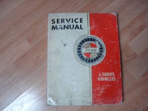 1964 jeep j-series vehicles service manual