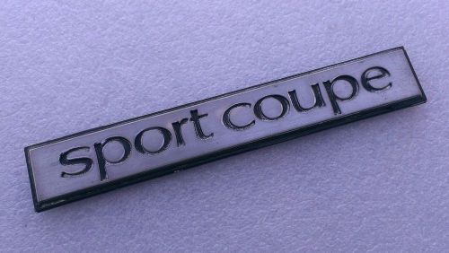 Ready to install sport coupe emblem